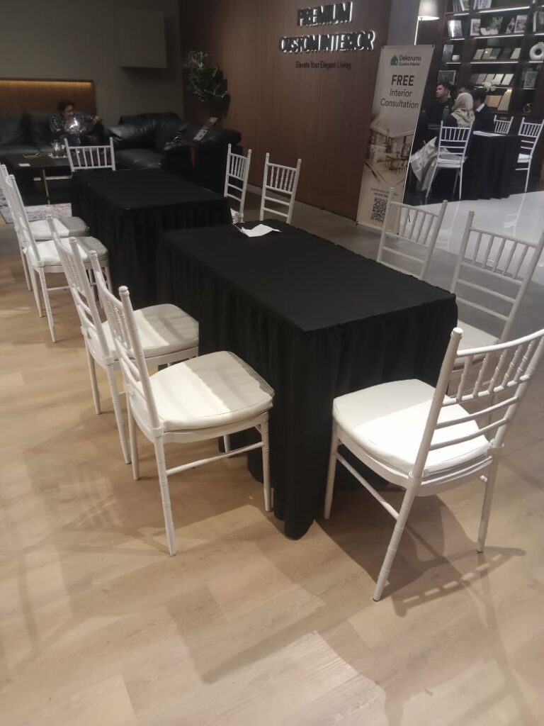 sewa meja kursi kemayoran